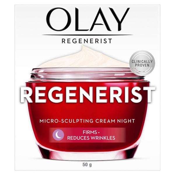 Olay Regenerist Micro-Sculpting Night Face Cream Moisturiser 50g Carousel 2