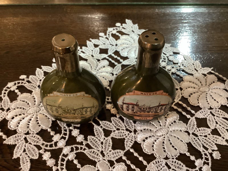 Vintage Mateus Wine bottle salt and pepper shakers Carousel 2