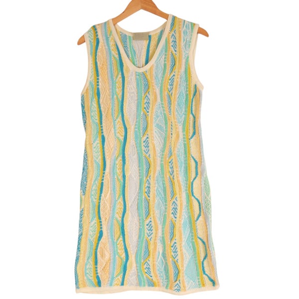 Vintage 90s Coogi Knit Dress XL Carousel 1