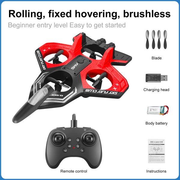 2.4G 4CH RC EPP Foam Fighter Plane 360 Degrees Stunt Tumbling Carousel 2