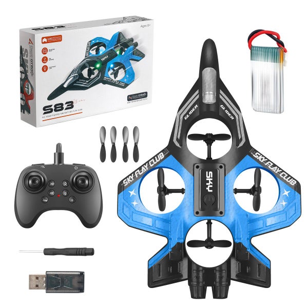 2.4G 4CH RC EPP Foam Fighter Plane 360 Degrees Stunt Tumbling Carousel 13