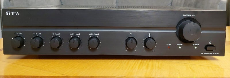 TOA A-2120 Mixer 120W Power Amplifier628647412413471113
