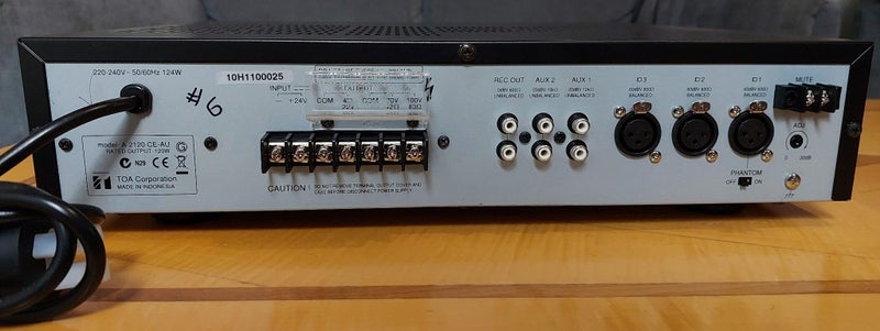 TOA A-2120 Mixer 120W Power Amplifier62864741241347114