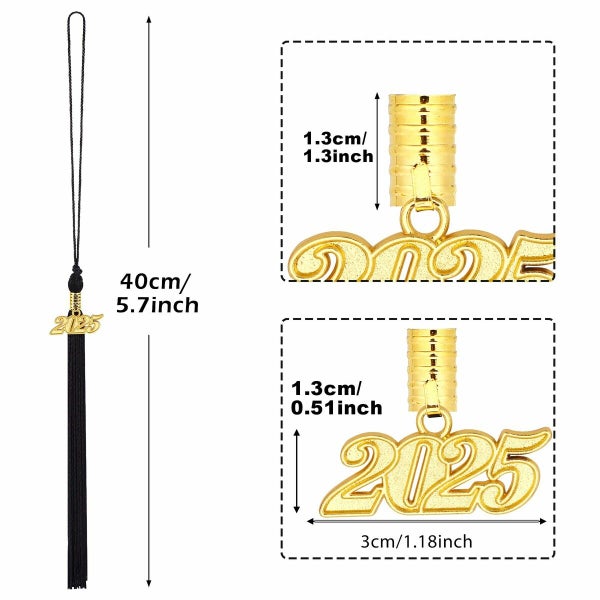 20Pcs Graduation Tassels Academic Graduation Cap Hat Tassel Carousel 2