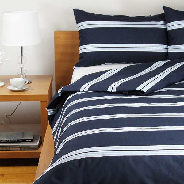 Hudson Stripe Duvet Cover Set by JC Carousel 1