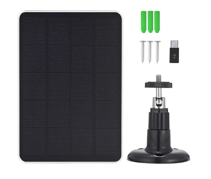 4W Solar Panel Kit for Eufy Arlo Wyze Swann Reolink Ring Blink 3672501 Carousel 1