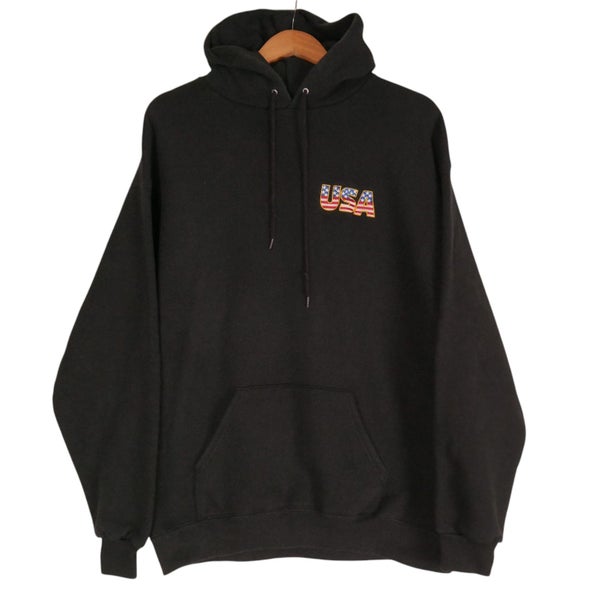 Vintage Lee USA Embroidered Hoodie Large Carousel 1