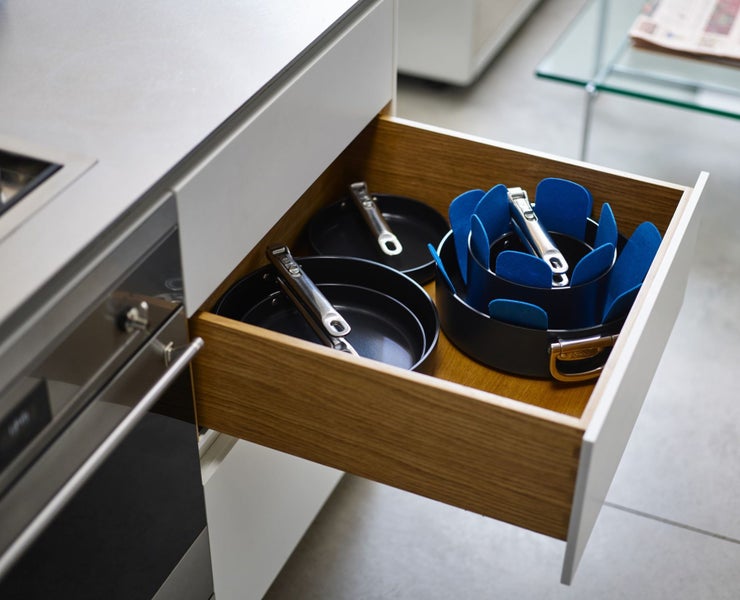 Joseph Joseph Space 3 Piece Non-Stick Induction Saucepan Set Carousel 6