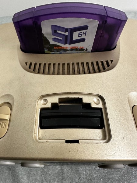 Nintendo 64 Gold Edition Console | SC64 + Expansion Pak | 2 Controllers |62863228306049113