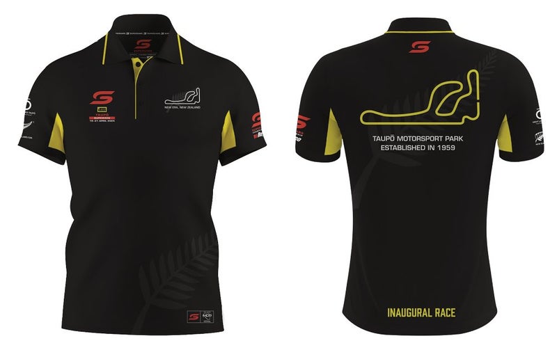 TAUPO SUPER400 UNISEX EVENT POLO Carousel 1