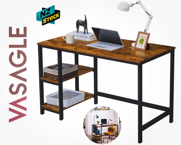 NEW VASAGLE Computer Desk Office Table Carousel 9
