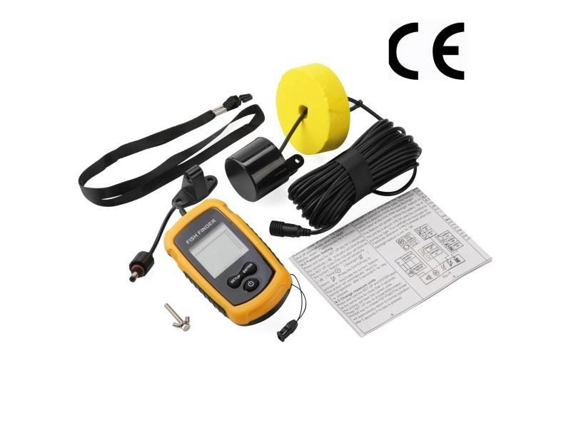 GF-600 Wireless Sonar Fishing Alert Fish Finder Underwater Echo Sounder Fishing Carousel 1