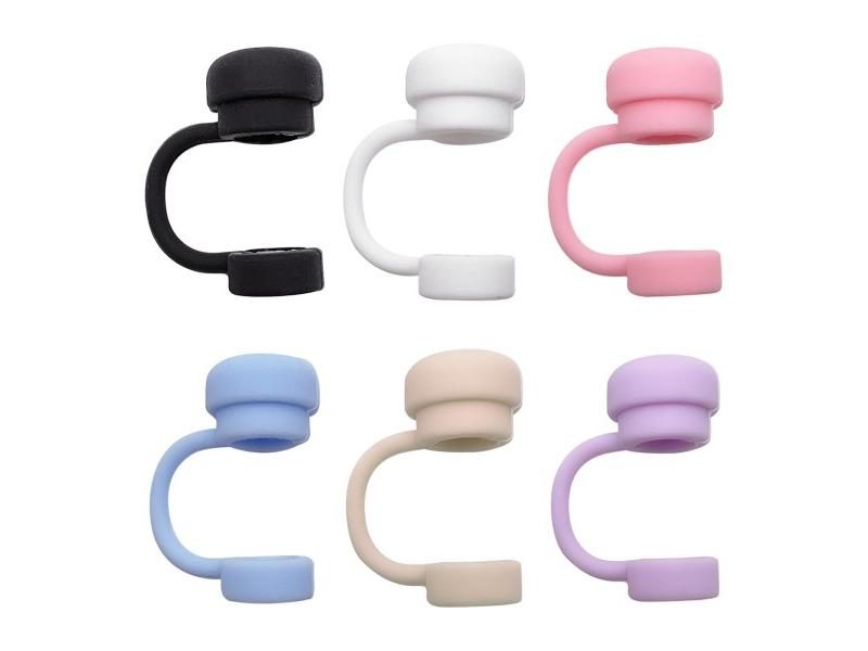 2025Straw Covers Cap Reusable Silicone Straw Toppers For Stanley Cup Leak-Proof Carousel 2