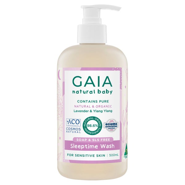 GAIA Natural Baby Sleeptime Wash 500mL Carousel 1