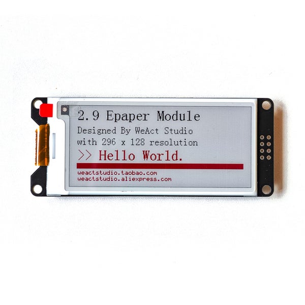 WeAct 2.9'' 2.13" 2.9 2.13 Inch Epaper Module E-paper E-Ink EInk Display Screen Carousel 1