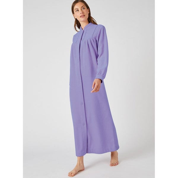 Fleece Gown - Size M (14-16) - Lilac Carousel 1