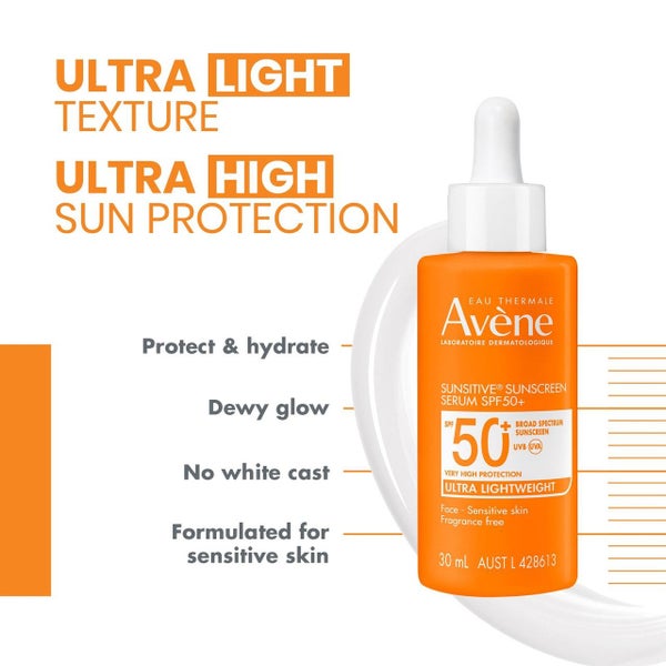 Avene Sunsitive Sunscreen Serum SPF50+ 30ml Carousel 2
