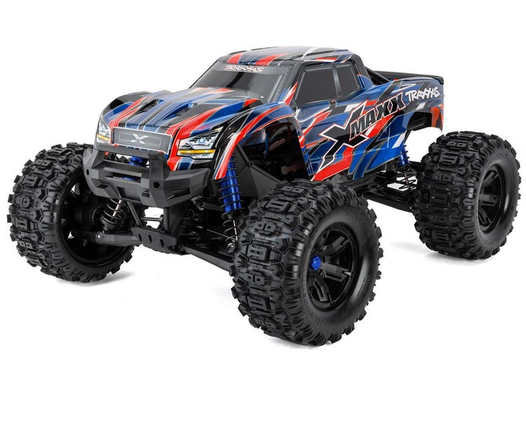Traxxas X-Maxx 8S Brushless RTR Monster Truck (Blue) w/ TSM&Belted Tires 77096-4 Carousel 1