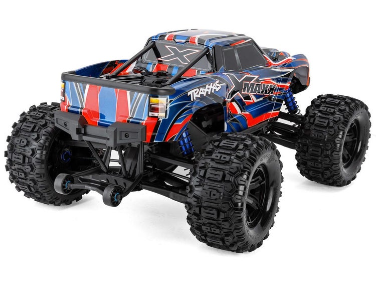 Traxxas X-Maxx 8S Brushless RTR Monster Truck (Blue) w/ TSM&Belted Tires 77096-4 Carousel 2