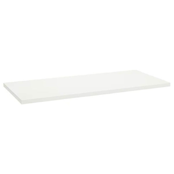 IKEA LAGKAPTEN MITTBACK Desk White, Birch 140X60 cm Carousel 1