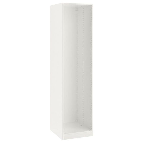IKEA PAX Wardrobe Frame, White 50X58X201cm Carousel 1