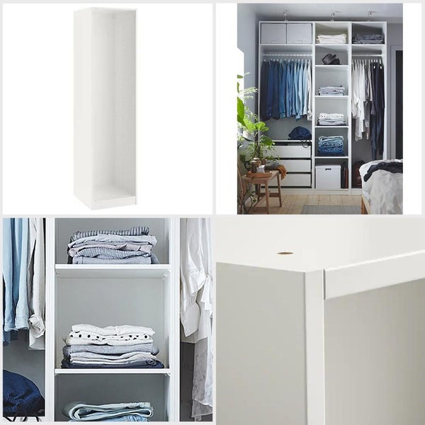 IKEA PAX Wardrobe Frame, White 50X58X201cm Carousel 2
