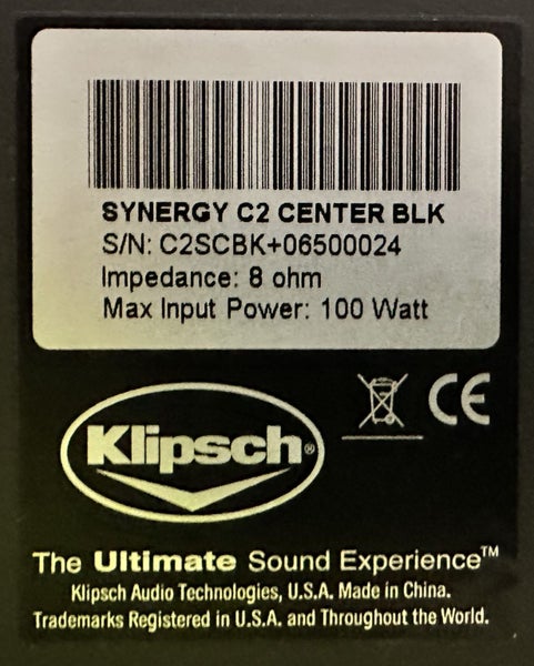 Klipsch C2 Centre Speaker Carousel 4