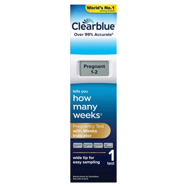 Pregnancy Test - Clearblue Digital With Weeks Indicator, The Only Test That T... Carousel 1