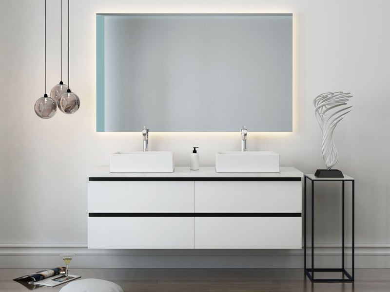 1500 Plywood Wall Mount Vanity | Double Drawer | Handle-less Flat Pack Carousel 1