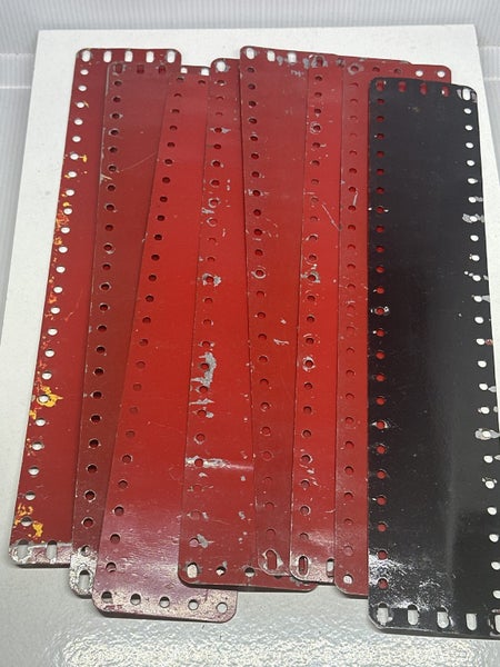 Meccano PN 197 12.5” Strip Plate x 8 Carousel 2