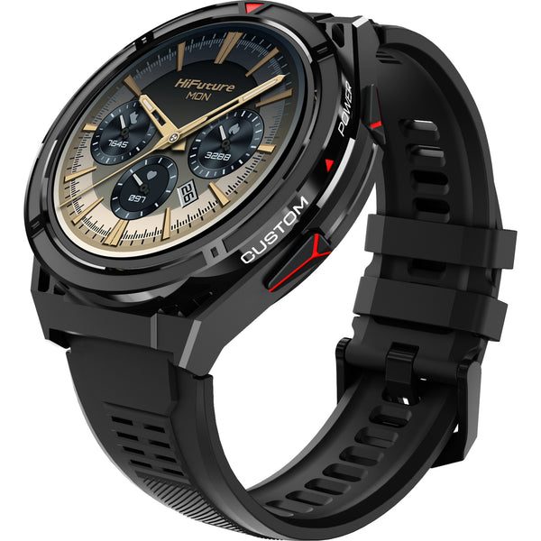 HIF81992 - HiFuture Active Smart Watch Black & Red Carousel 1