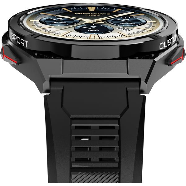 HIF81992 - HiFuture Active Smart Watch Black & Red Carousel 2