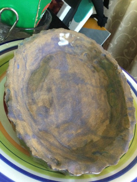 POTTERY DISH HOMEMADE Carousel 1