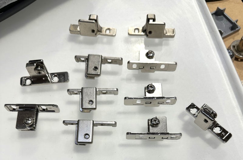 Bulk Kitchen Drawer Front Fixing Brackets #3C - $1 Reserve (Box E) Carousel 1