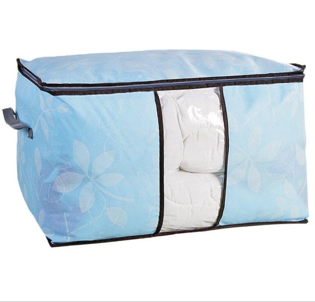 Foldable Storage Bag Clothes Blanket Quilt Closet Sweater Organizer Box Pouche Carousel 1