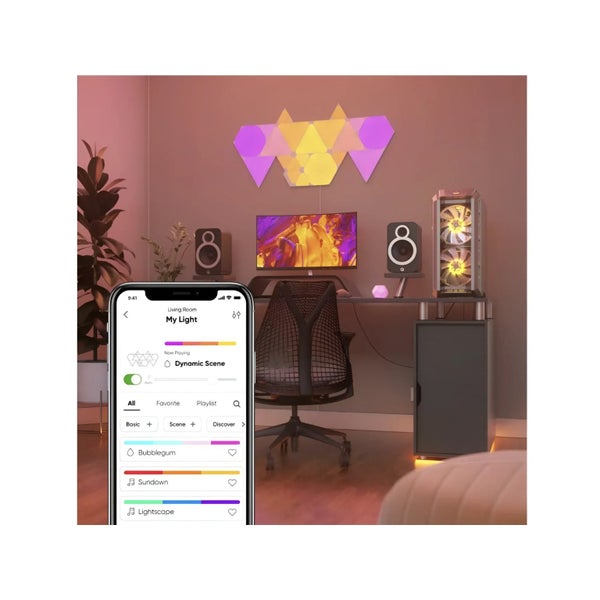 Nanoleaf Shapes - Triangles Expansion Pack (3 Panels) Carousel 2