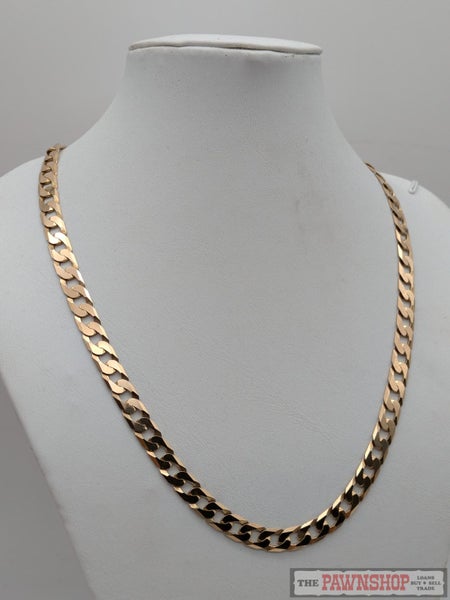 Curb Link Chain in 9ct Yellow Gold 33.6 Grams 55CM Carousel 2