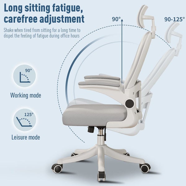 Latex Ergonomics Office Chair with Headrest Carousel 20