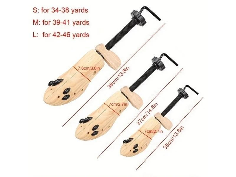 1pc Unisex Adjustable Flats High Heel Boots Extended Shoe Stretcher Perfectly Carousel 1
