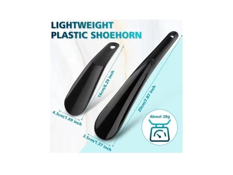 16/20CM Portable Mini Professional Shoe Horn Durable Plastic Spoon Shaped Carousel 1
