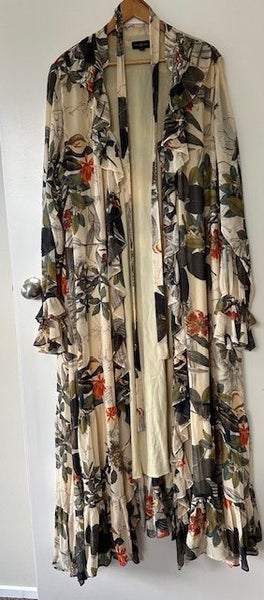 Stella Royal Floral Dress - Size 3 Carousel 1