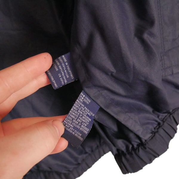 Vintage 90s Tommy Hilfiger Spellout Windbreaker Jacket Large Carousel 9
