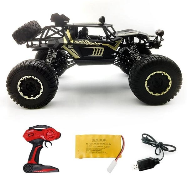 1:8 Alloy Remote Control Climbing Car Off Road Vehicle Toy Black Remote Control Carousel 1