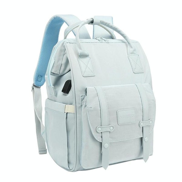 Parallel Deals Convertible Diaper Bag Backpack Little One Care Blue Carousel 1