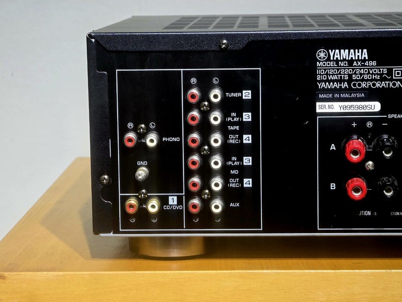 Yamaha AX-496 Stereo Integrated Amplifier 85w 8ohms Phono Mint Condition Solid! Carousel 11