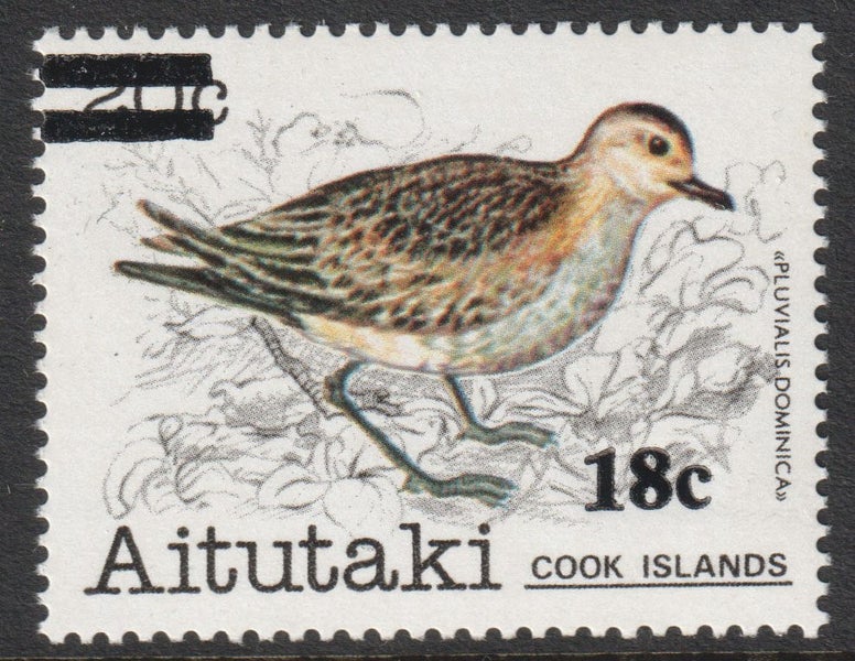 Aitutaki - 1983 - 18c - Plover - UHM Carousel 1