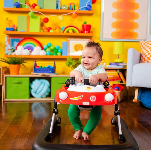 Bright Starts: Little Speedster 3 in 1 Car Walker - Red Racer Carousel 5