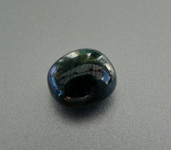 2.74CT UNHEATED CUSHION CAB 100% NATURAL GREEN BLUE SAPPHIRE Carousel 2