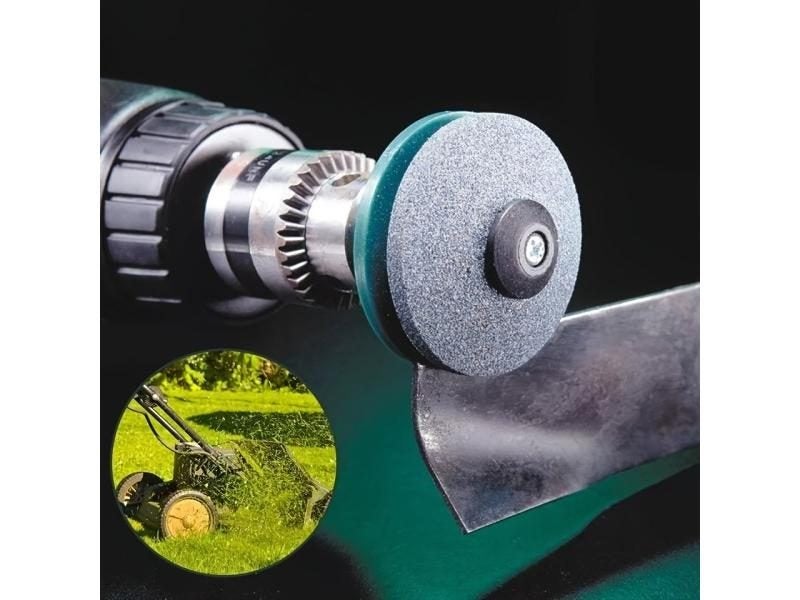 Sharpening Made Easy: Electric Lawn Mower Sharpener With Wear-Resistant Carousel 1