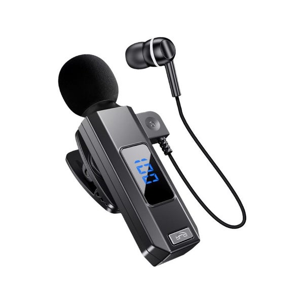 Collar-clip Headphones Bluetooth Wireless Earbuds With Microphone Carousel 1